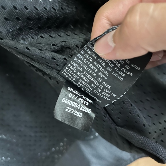 Mens Harley Davidson Riding Jacket Orange Black size Medium Motorcycles Bikers - Picture 9 of 16